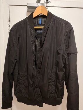 LCW Casual Black Bomber Jacket for Men